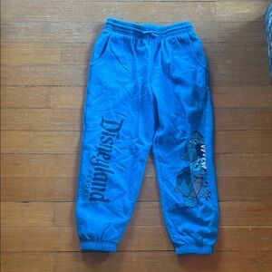 Disney Blue Kids Sweatpants with Stitch Character Design